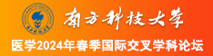 干B电影网南方科技大学医学2024年春季国际交叉学科论坛